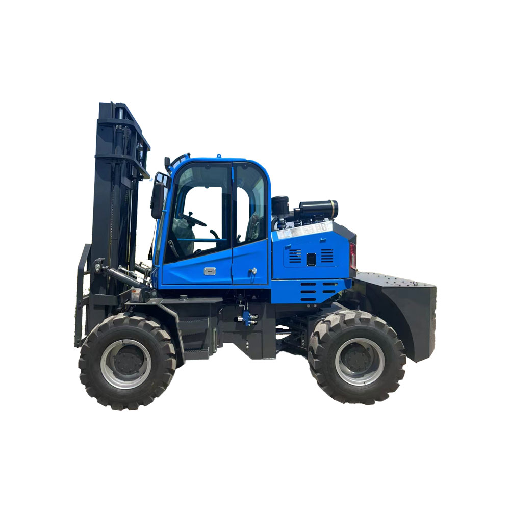 超短款后鉸接式四驅(qū)越野叉車